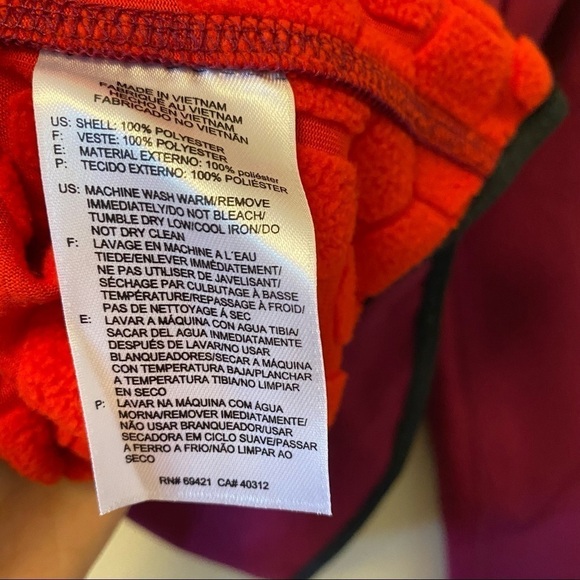 Reebok 1/2 Zip Fleece Lined Running Workout Top - Picture 10 of 12